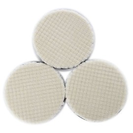 Set of 3 Electric Polisher Wool Buff Medium Type 4.9 inches (125 mm)