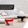 Sumo Eggs - Soft or Hard Boiled Egg Cup Holders