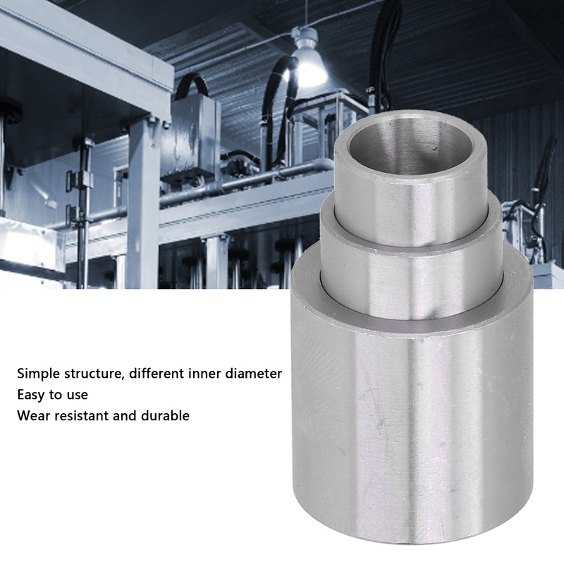 3Pcs Reducing Bushing Adapters Multifunctional Bearing Steel Sleeves for Bench