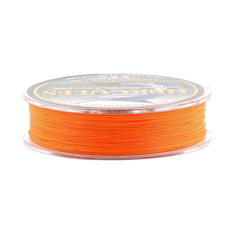 HERCULES Fade-Resistant Braided PE Fishing Line, 4 Strands, Long Casts,