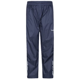 BenBoy Kids Rain Pants Waterproof Lightweight Pants Elastic Waist Outdoors Trousers for Boys Girls,YK5939H-Blue-140