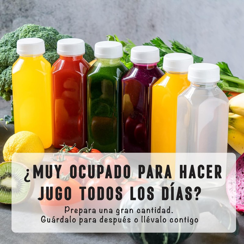 U Chef Set de 6 Botellas de Plástico de 12