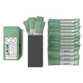 GO Travel Size Mouthwash Packets – Individual Mini Mouthwash for Fresh Breath - TSA Compliant - Smart Packet Design to Reduce Travel Bottle Waste - Liquid Mint Flavored Portable Travel Mouthwash Bulk