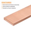 sourcing map Copper Flat Bar, 0.2" Thickness x 1.57" Width
