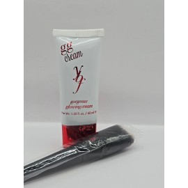 ybf   GG Cream Gorgeous Glow Cream DEEP 1.35 Fl Oz NEW SEALED W/BRUSH