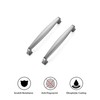 Ravinte 5 Pack Solid 5 Inch Kitchen Cabinet Handles Brushed
