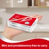 Malisseladi Mini Disposable Toothbrushes with Toothpaste and Toothpick, Tongue Cleaners,