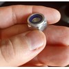 M10 Locking Nyloc Hex Nuts Metal Steel Sheet Zinc Plated