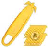 T TOVIA Safety Box Cutter Knife of Recessed Concealed Stainless