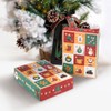 Baluue 5pcs Christmas DIY Advent Calendar Boxes 12 Empty Advent