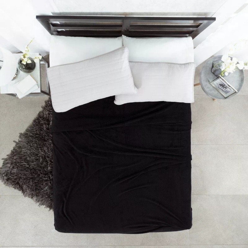 Vianney Cobertor Ligero Negro Matrimonial