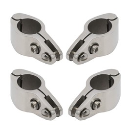 NovelBee 4pcs of 316 Stainless Steel Bimini Top Hinge Rail Mount 1"