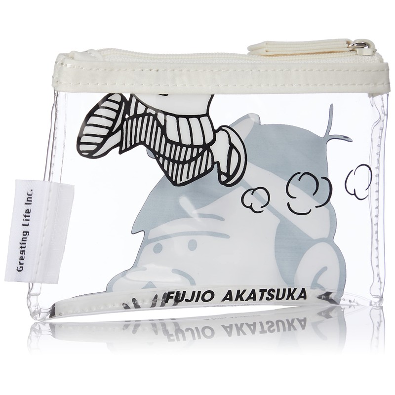 Greeting Life AFZ-71 Clear Pouch S Akatsuka Fujio Bakabon Papa