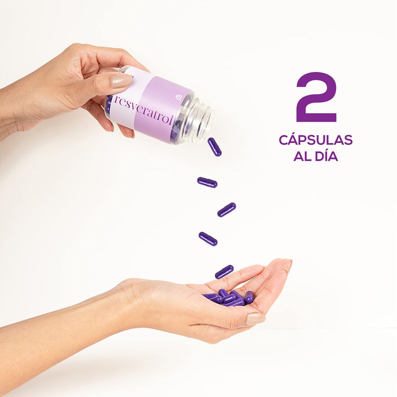 Resveratrol 500 mg 60 Cápsulas