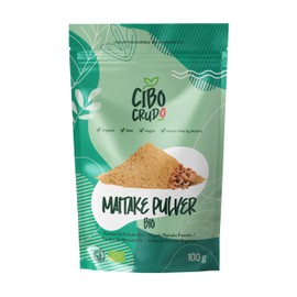 Bio Maitake Pilz Pulver - 100g. Maitake Pilze Bekannt als Grifola Frondosa. Enthält Proteine Ballaststoffe Vitamine und Mineralien. Zur Zubereitung von Suppen Eintöpfen oder Risottos.