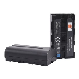 DSTE 2X NP-F550 Battery Compatible with Sony CCD-RV100 CCD-RV200 SC5 SC9 TR1 TR940 TR917 Camera CN-160 CN-216 CN-304 YN 300 VL600 LED Video Light as NP-F330 NP-F530 NP-F570