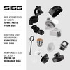 SIGG WMB ONE Top 2 Grey Aqua Cap (One Size),