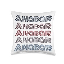 Nauru 70's City - Retro Vintage Anabar Throw Pillow