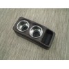 BUYCUPHOLDERS>COM Portable Cup Holders, Zwood Carbon Simtex, Marine RV Pontoon