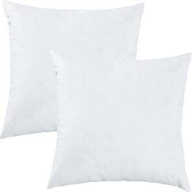 Erwin Müller Cushion Filling Pack of 2 85% Feathers 15% Down White Size 40 x 40 cm