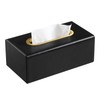 MEIBOOCH Rectangle Tissue Box Cover, Luxury PU Leather Tissue Box