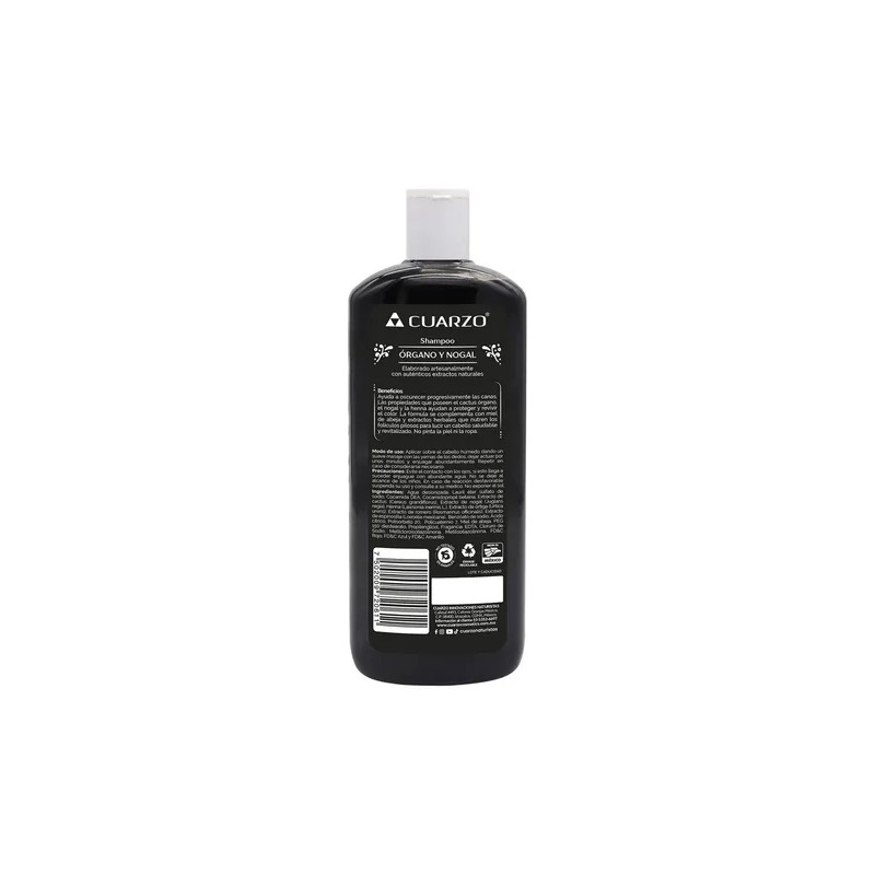 Shampoo Organo Y Nogal Cuarzo 550ml