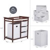 Wooden Baby Changing Table, Diaper Changing Table, Infant Diaper Changing