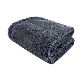 PUREX DRYING TOWEL M GRAY PURESTAR Double Sided Car Wash Towel, Super Absorbent Towel for Car Washing, Overwhelming Water Supply Volume Microfiber Cloth Scratch Prevention, Professional Specifications, Approx. 29.5 x 17.7 inches (75 x 45 cm) (3 Colors)