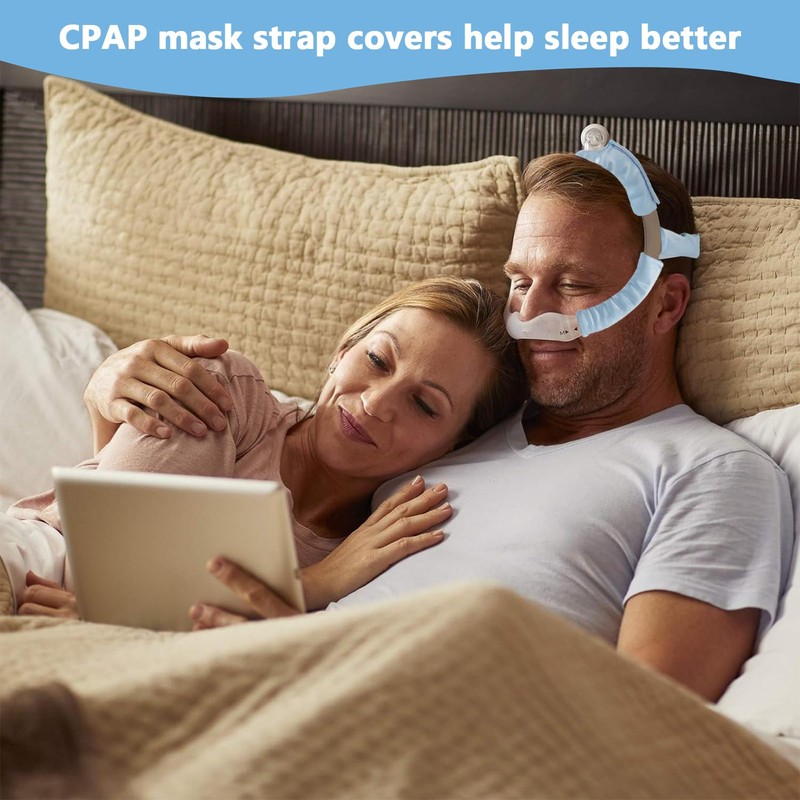 4 PCS Satin CPAP Strap Covers, Comfort CPAP Mask Cushions