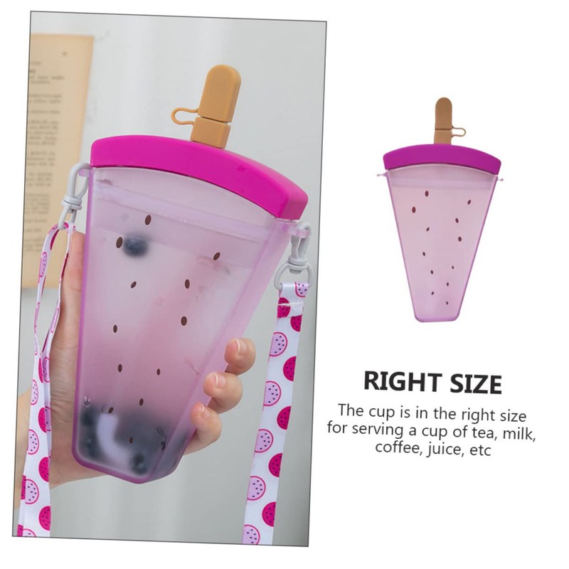 Healeved Large Capacity Straw Cup Portable Drinking Cup with Straw