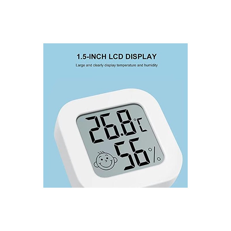 Termómetro interior Humedad LCD digital Sensor de temperatura Medidor Medidor