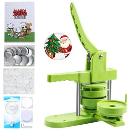 Button Maker Machine 75mm (3 in) Installation-Free, DIY Button Pin Maker Machine, Button Badge Press Machine with Free 100 Sets Button Maker Supplies & Pictures & Circle Cutter & Magic Book
