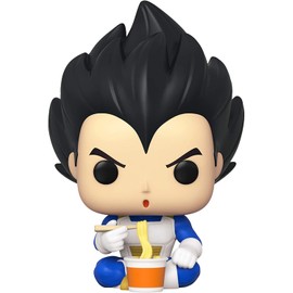 Funko Pop! Animation: Dragonball Z - Vegeta Eating Noodles, Spring Convention Exclusive, Multicolor