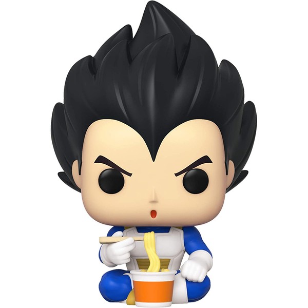 Funko Pop! Animation: Dragonball Z - Vegeta Eating Noodles, Spring Convention Exclusive, Multicolor