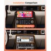 Car Stereo Single Din Wireless Carplay 6.86 inch Touch Screen