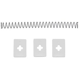 Leifheit 37213 Replacement Parts for Cherry Pitter 3 Rubbers Spring Spare Parts Steel Rubber Metallic