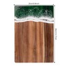 gzcmxh Ocean Charcuterie board: Resin Cutting Board with Wave Pattern,