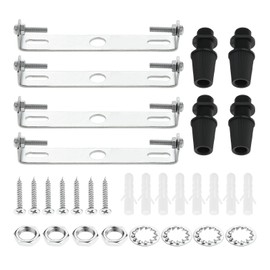 105MM Ceiling Light Fixture Mounting Bracket, Lighting Fixture Ceiling Plate Bracket Crossbar Pendant Bracket with Screws for Home Office Ceiling (4Set)