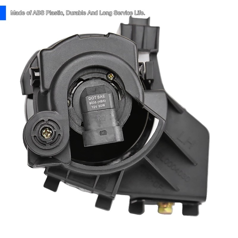 Spec-D Tuning Yellow Bumper Driving Fog Lights + Bulbs +
