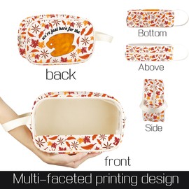 TOBGBE G G TV Show Merchandise L-Diner Clear Makeup Cosmetic Bag for R&L Fan Autumn TV Series Travel Toiletry Bag Organizer (Autumn Diner Clear MB)