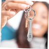 Parliky 5pcs Stainless Steel Shopping Cart Token Key Ring Shoe