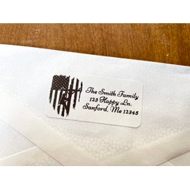 Lineman Return Address Labels, Address Stickers, Custom Stickers, Several Designs, 2x1 inch labels, Several Font Choices
