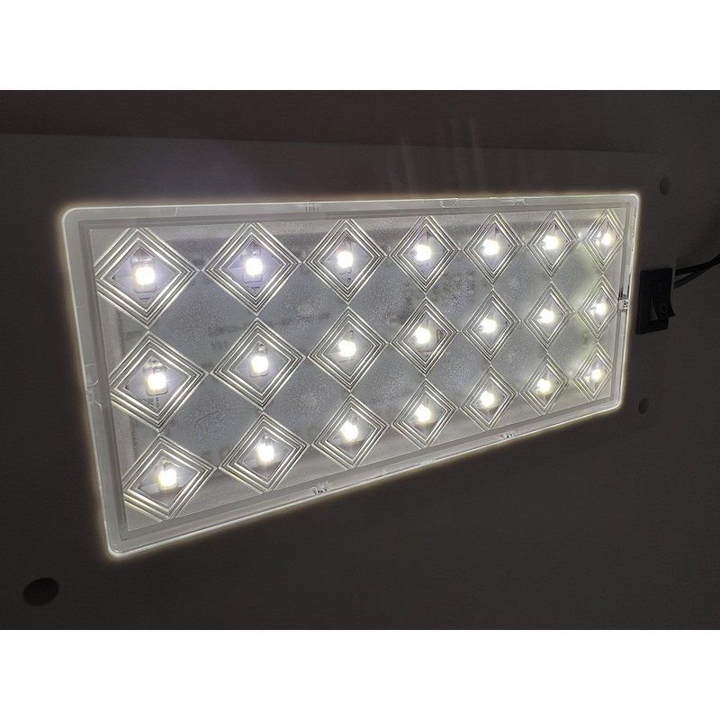 Universal Interior Light Rectangle 21 LED Reading Light Ceiling Dome
