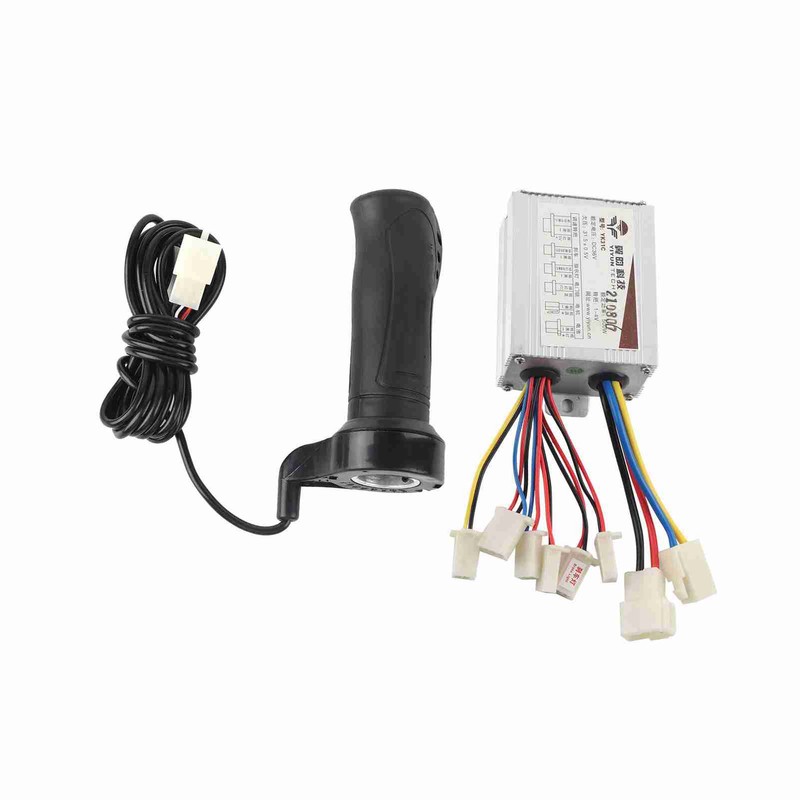 500W Motor Brushed Speed Controller &amp; Throttle Grip for Electric