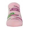 MeMoi Watermelon No Show Cotton Blend Socks 3-Pack Assorted 4-6