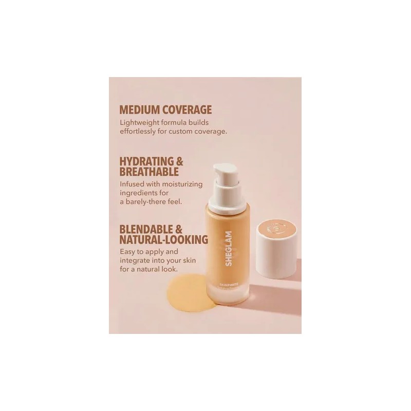 Crema Hidratante Sheglam Skinfinite Base Tono Camel