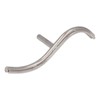 Curved Lathe Tool Rest, S Shaped Stainless Steel Blade, 5/8