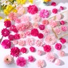 Hoteam 50 Pcs Dog Flower Collar Dog Collar Bows Pet