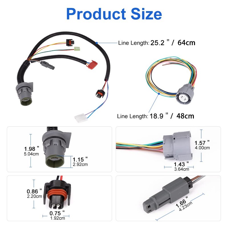 WMPHE 4L80E Harness Repair Kit Transmission Internal and External Wire