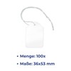 Quality 100 STRUNG TAGS 36x53 mm IT-9 Price Labels Tag